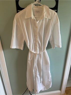 Aritzia Babaton Carnaby Poplin Shirt Dress